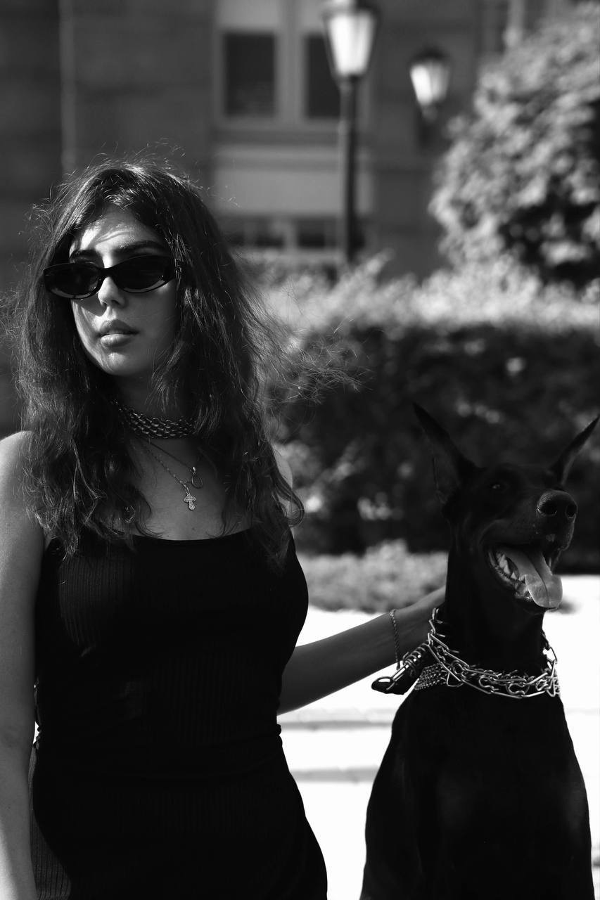 Фото с доберманом заказать в Москве