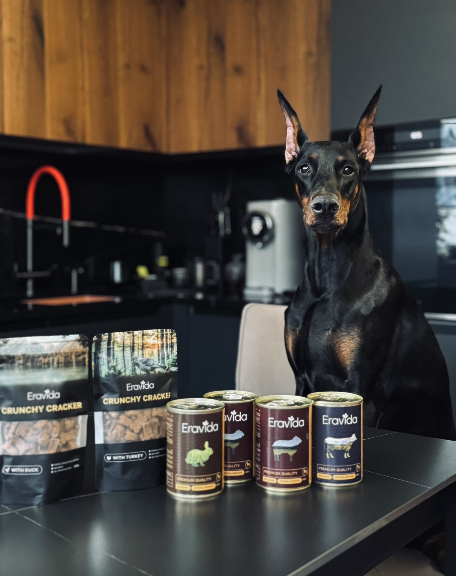 Доберман фотосъемка реклама бренда Москва